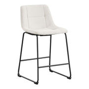 Furniture of America Perri Modern Chenille Counter Height Dining Chairs, Blue, Set of 2, EC-3471BL-PC