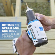 HART HPDD26B 20-Volt Brushless 1/2-inch Drill/Driver Kit, (1) 2.0Ah Lithium-Ion Battery, Gen 2
