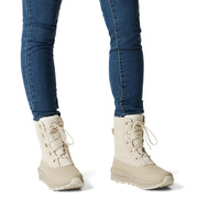 Columbia Moritza Shield Omni-Heat Women's Suede Winter Boots, Waterproof, Lightweight Techlite Midsole, Omni-Grip Outsole, Fawn Canvas Tan, Size 8, 2100381