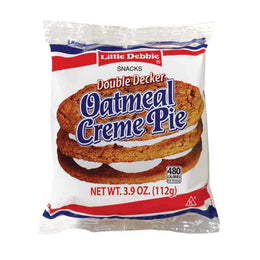 Little Debbie Vending Double Decker Oatmeal Cookie 3.9 Ounces Per Pack, 6 Per Box, 9 Per Case