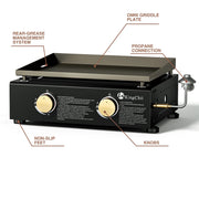KingChii KC1995D2 Portable 2-Burner 19