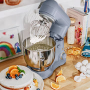 Drew Barrymore 19130 Beautiful 5.3QT Capacity Lightweight & Powerful Tilt-Head Stand Mixer, Cornflower Blue
