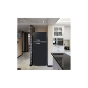 Frigidaire EFR753-BLACK 7.5 Cu. Ft. Top Freezer Refrigerator, Black