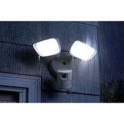 Merkury MI-CW073-199W Smart Floodlight Camera HD Surveillance, Motion Alerts & 1800-Lumen Light