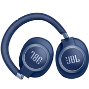 JBL Live 770NC Wireless Over-Ear Headphones, True Adaptive Noise Cancelling, Smart Ambient, 65 Hours Battery Life, Bluetooth 5.3, Comfort-Fit Fabric Headband, Blue