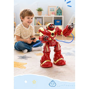 Holyton 5088 Smart RC Robot, Programmable STEM Toy with Voice and App Control, LED Eyes, Red, Ages 4-9
