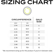 QALO QRNT Smart Ring, Lightweight Titanium Fitness Tracker, Water-Resistant, Sleep HRV Stress Movement Skin Temperature SpO2 Monitoring, Wireless Charging, Matte Silver, Size 6