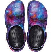 Crocs 204044-060-M11 Unisex Adult Bistro Graphic Clogs, Black/Black, 13 Women/11 Men