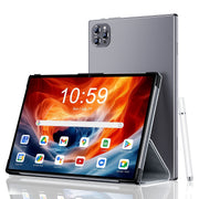 STA Android 13 Tablet, 10.1 Inch HD IPS Display, 6GB RAM, 64GB Storage Expandable to 128GB, Gray
