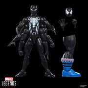 Hasbro Marvel Legends Dark Avengers Spider-Man 6-Inch Action Figure with Six Arms, Accessories, Build-A-Figure Leg Piece, Red, G0824