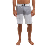Pelagic Strike Board Shorts, Light Grey Brush Camo, Ultralight Quick-Dry Recycled Fabric, 4-Way Stretch, 19
