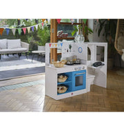 Plum Play 41108AD83 Plum Play 3-in-1 Wooden Street Food Truck and Kitchen