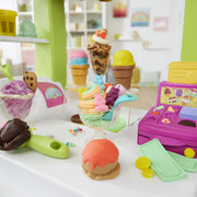 Hasbro Play-Doh Kitchen Creations Ultimate Ice Cream Truck Playset with 27 Tools, 12 Colors, Realistic Sounds, Built-In Storage