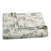 The Pioneer Woman PW5715017722OA Agatha Floral Gauze Quilt, Full/Queen, Green River, Reversible