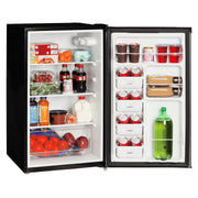Arctic King 4.4 Cu Ft Compact Refrigerator, Stainless Steel, Single Door Mini Fridge with Built-In 6-Can Dispenser, Reversible Door Hinges, ARM44A5ASLT