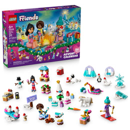 LEGO 42698 Friends Advent Calendar 2026, Building Toy with 3 Minidolls and 6 Animal Figures, 211 Pieces, Ages 6+