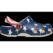 Crocs Classic American Flag Clogs for Kids - Red/White/Blue - 10 Kids
