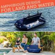 GoSports CUDDY40NAVY01 Outdoors Cuddy Floating Cooler, Navy