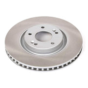 Power Stop Front Semi-Coated Vented Brake Rotor with Machined Finish for Hyundai Azera 2012-17 Nexo 2019-25 Sonata 2015-19 JBR1554SCR