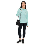 Columbia PFG Wild Cast Sun Hoodie Women's Marine Light Omni-Shade UPF 50 Omni-Freeze Cooling Omni-Wick 2118591-482