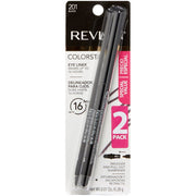 Revlon Colorstay Eyeliner With Smudger, 201 Black (Pack of 2)