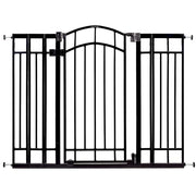 Kids2 Ingenuity The Doorway 48W Series Pet and Baby Gate, Adjustable 28.5-48 in Wide, 36 in Tall, Metal Frame, No-Drill Pressure Mount, Black