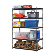 FCH Ktaxon Heavy Duty 5 Tier Shelf Garage Shelving Unit - Material: Steel & MDF