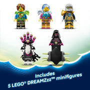 LEGO DREAMZzz Tiger Shark Tank Building Toy, 2 Build Options, 1548 Pieces, Includes 5 Minifigures, Ages 9+, 6588606