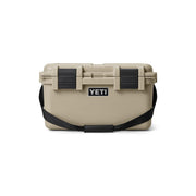 YETI LoadOut 30 GoBox Gear Case, Waterproof, Tan, Defender Material, Pack-and-Stack Design, 20.4x14.8x11.3 in, 12.1 lb, 26010000538
