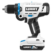 HART HPHD02B Cordless 1/2-inch Hammer Drill Kit, 20-Volt