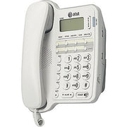 AT&T ATCL2909 One-Line Corded Speakerphone with Caller ID, White