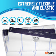 NYOrtho Bariatric Abdominal Binder, Plus-Size Adjustable Post-Surgery Compression Garment, 12 in Wide, Fits 30-45 in Waist, 108375