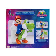 Jakks Pacific Super Mario Galaxy Movie Mario Riding Yoshi 8 Inch Action Figure, Multicolor, Interactive Flying Pose 432814