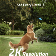 eufy T81241W1-4 SoloCam S230 Wireless 2K Solar Powered Camera With Spotlight