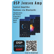 Jensen XDA92RB Class D 2 Channel Amplifier, 600 Watts