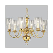 Progress Lighting P4356 Americana Six-Light Single-Tier Candelabra Chandelier wi