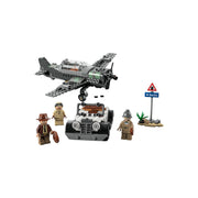 LEGO 6385843 Indiana Jones and the Last Crusade Fighter Plane Chase 77012 Building Set, Featuring a Buildable Car and Airplane Toy, 3 Minifigures Including Indiana Jones, Birthday Gift for Kids 8-12 Years Old