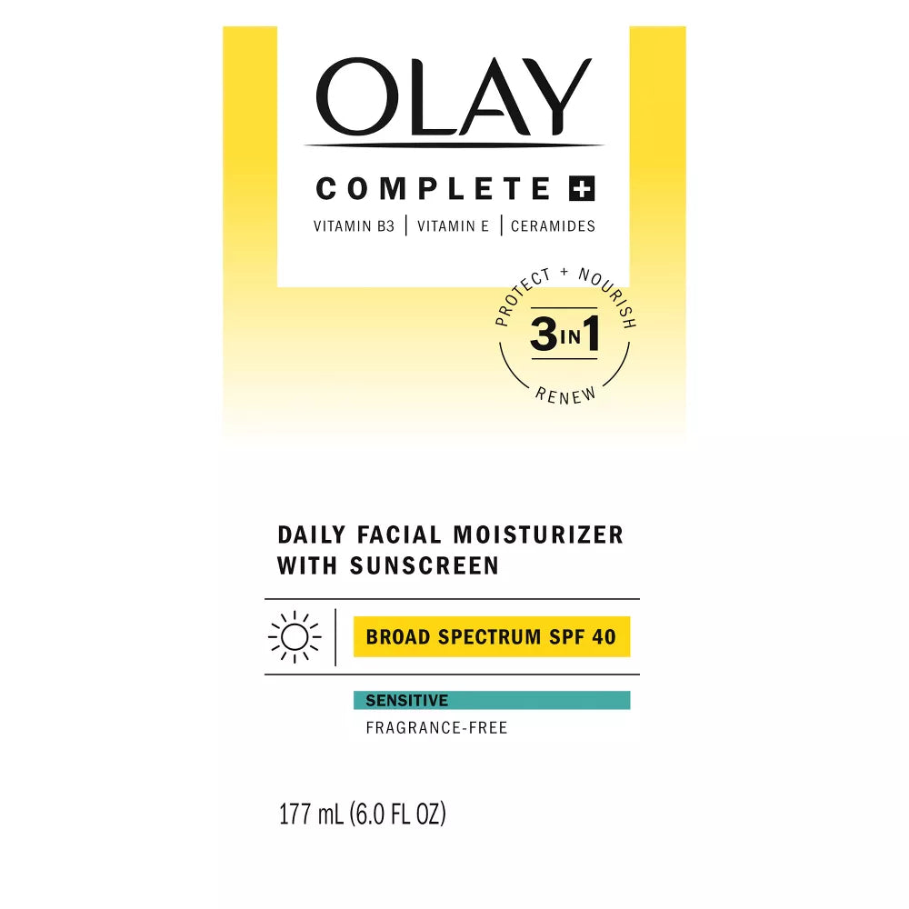 Olay Complete + Lotion with Sunscreen - SPF 40 - 6 Fluid Ounce – VIP Outlet