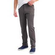 HUK Next Level Men's Fishing Pants, Quick-Drying, 4-Way Stretch, Adjustable Waistband, Cargo Style, Iron, Small H2000174