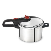 T-fal Initiatives Secure Aluminum Cookware Pressure Cooker 6 quart Silver P2614634