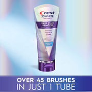 Crest 3DWhite Holiday Smile Teeth Whitening Gift Box with 5 Day Brightener Strips and Dazzling Mint Toothpaste