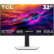 TCL 32R84 32'' R84 Series 4K UHD HDR QD-Mini LED Gaming Monitor, 165Hz Refresh Rate
