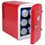 Frigidaire Portable Retro 9-Can Mini Fridge - Red