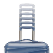 American Tourister Cascade 20-Inch Carry-On Spinner Luggage, Expandable, ABS Hardside Shell, RightHeight Handle, Dual Spinner Wheels, Slate Blue