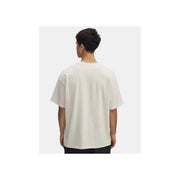 Under Armour Men's Heavyweight Oversized Logo Wash T-Shirt, Stone White, 3XL, Cotton-Polyester Blend, 1389147