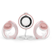 Momcozy Breast Pump Hospital-Grade Hands-Free Portable Wearable Pump 3 Modes 15 Intensity Levels Leak-Proof DoubleFit Flange Deep Pink BP137