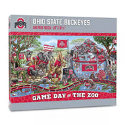 NCAA 3702912 Ohio State Buckeyes Game Day at the Zoo 500pc Jigsaw Puzzle