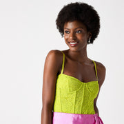 Project Prom Sleeveless Girls-Juniors Bodysuit - EVENING PRIMROSE 9