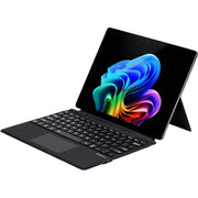 INI Bluetooth Keyboard Type Cover for Microsoft Surface Pro 11, Pro 10, Pro 9, Pro 8, Pro X, 13 Inch, Multi-Touch Trackpad, 7-Color Backlit, Ultra Slim, Pen Holder, Black