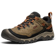 KEEN Men's Targhee IV Waterproof Hiking Shoe, 8.5M, Sea Turtle - Material: Leather